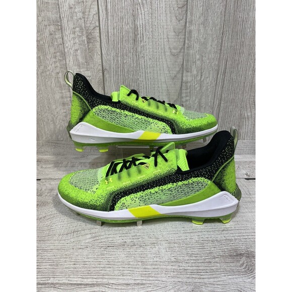 Under Armour Bryce Harper 6 Low Green Baseball Cleats 3024315-300 Men’s Sz 16 main image 4